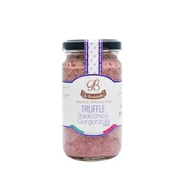 La Rustichella - Truffle Radicchio & Gorgonzola sauce 7,05 oz (200 gr) - 100% Made in Italy | Gluten-Free, Cholesterol-Free
