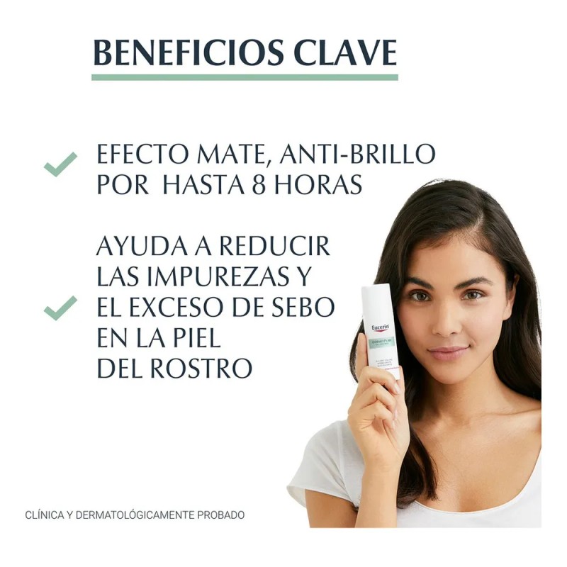 Fluido Facial Matificante Eucerin Dermopure Oil Control 50ml