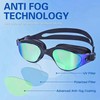 3 Pack Anti Fog UV Swim Goggles with Ear Plugs