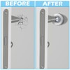 Pangda Concave Wall Door Bumper Stop Silver Stainless Steel Wall