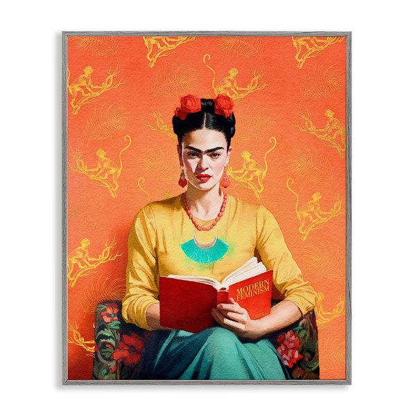 Stupell Industries Modern Frida Kahlo Framed Giclee Art by Amanda