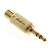 CablesOnline 10-Pack 3.5mm Stereo TRS Male Plug to RCA Female
