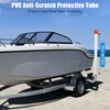 2PCS Rustproof Galvanized Steel Trailer Guide with Light, Boat Trailer