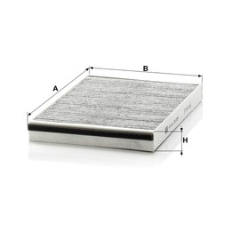 Original MANN-FILTER Interior Filter CUK 3054 – Pollen filter with active charcoal – For passenger cars