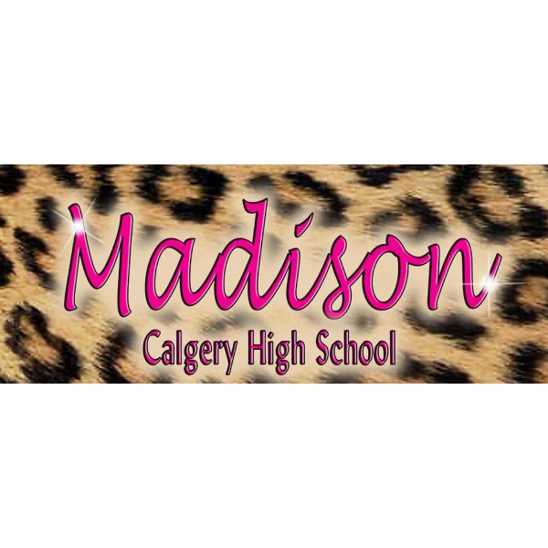Leopard Decal Bumper Sticker Personalize Gifts Ant Text - Color