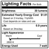 7 Watt Night Light Replacement Bulbs - 12 Pack Salt