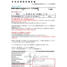 MEGA COOUV UV-F506 UV-F506 Women's Shawl Arm Cover, UPF 50+, Summer Snow, No Slip, deep blue, L