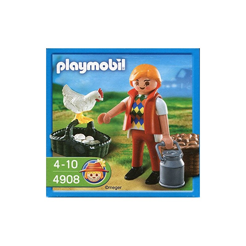 Playmobil 4908 Bäuerin mit Huhn