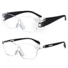 SKYWAY 2 Pack 160% Lupenbrille mit LED Licht Lupe Brillen
