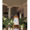TenWaterloo Gold Holy Family Christmas Lighted Snow Globe, 6.25 Inches