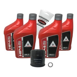 Honda OEM Full Synthetic Oil Change Kit for 1989-2007 VT 1100