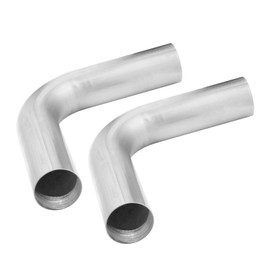 MXA 2 1/2 90 Degree Exhaust Pipe,2.5 inch Exhaust Elbow Pipe,90 Degree Stainless Steel Exhaust Bend Pipe, 90 ° DIY Custom Mandrel Exhaust Tubing 2 Pack (2.5" x5.9")