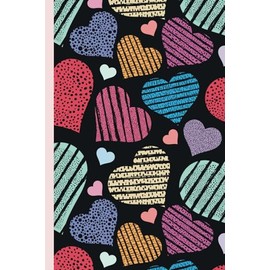 Elegant Valentine's Day Theme Notebook | Pretty Hearts Themed Notebook: 6 * 9 inches | 110 Pages | Wide ruled | For College, School, Office use