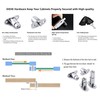 Push Plunger Lock XIEHE 105 Sliding Cabinet Door Lock with