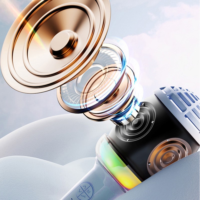 Wireless Singing Microphone Bluetooth Stable Microphone Sound Integrated Portable Handheld