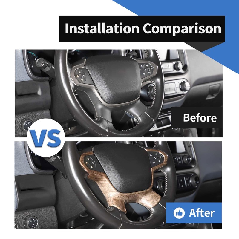 Voodonala para Chevy Colorado - Funda de panel de volante