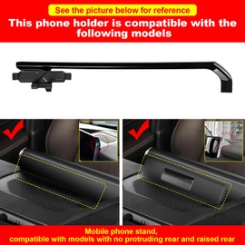 JYCDC Car Holder Compatible with Toyota Land Cruiser Prado 250 J250 LC250 Accessories 2024 2025 Land Cruiser Car Phone Mount,Car Phone Holder Fit for All Cell Phones (Black 01)