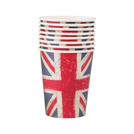 Union Jack Vintage Style Print Cups