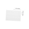 KOMBIUDA 120pcs Transparent Ear Stickers for Vertical Ear Discreet Cosmetic