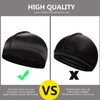 ROYBENS 2PCS Silky Stocking Wave Cap for Men, Good Compression