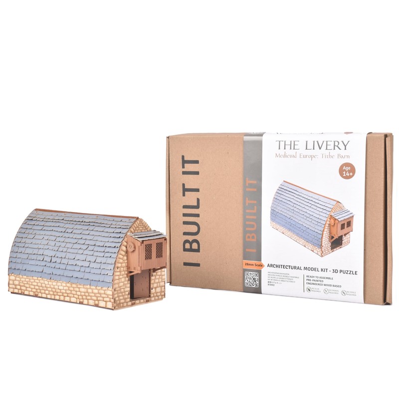 The Warehouse (Medieval Barn) - DIY Construction Kit for Teenagers