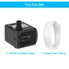 DaToo 50GPH 3W Small Submersible Water Pump Mini Fountain Pump