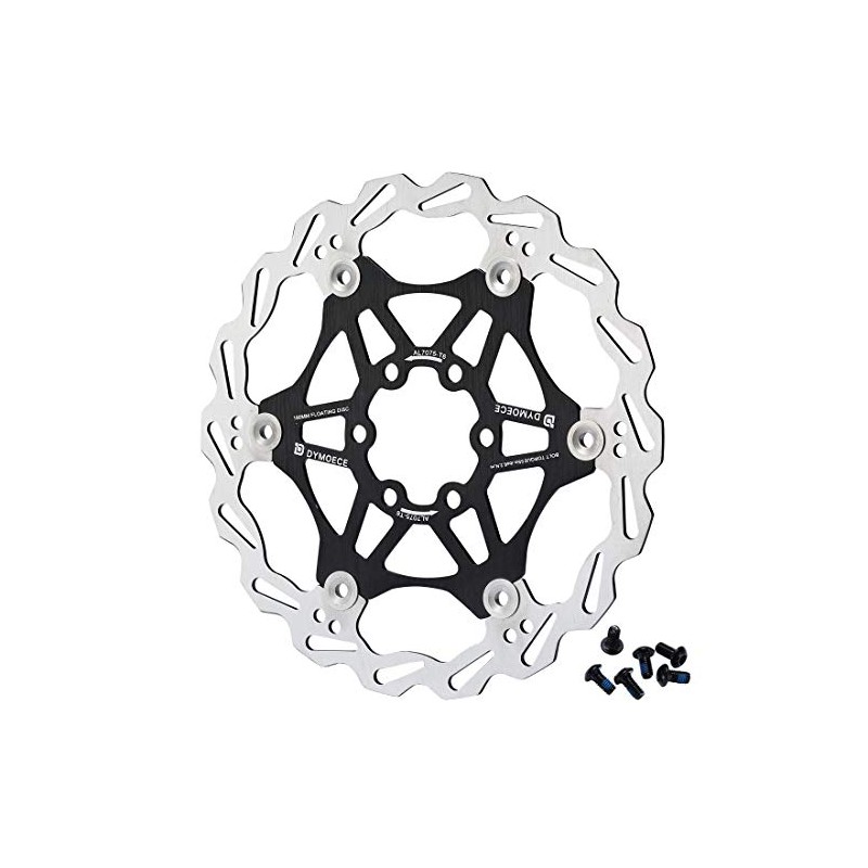 Dymoece Bicycle Floating Brake Disc 160 mm/180 mm with 6