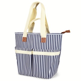 Tirrinia 15 L Insulated Cooler Bag - Outdoor Leakproof Large Grocery Tote, Travel & To-Go Food Containers, 6 Bottles Wine Bag for Picnics, Camping, Parties, Shopping