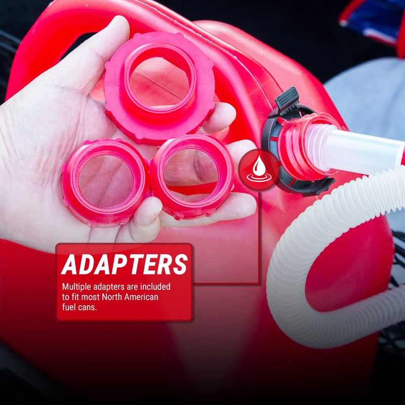 TERA PUMP TRM20 Manual Fuel Transfer Pump w/Bendable Intake hose