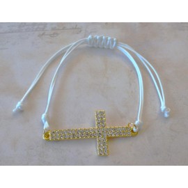 Christian Cross Bracelet Ajustable String Bracelet Christian Gift For Men Women and Teenagers