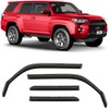 Voron Glass in-Channel Extra Durable Rain Guards for Toyota 4Runner
