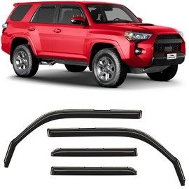 Voron Glass in-Channel Extra Durable Rain Guards for Toyota 4Runner 2010-2024, Window Deflectors, Vent Window Visors, 4 Pieces - 220101