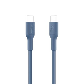 Belkin USB-C to USB-Cケーブル 60W 2.0 PCR 1M ブルー CAB023fq1MBL