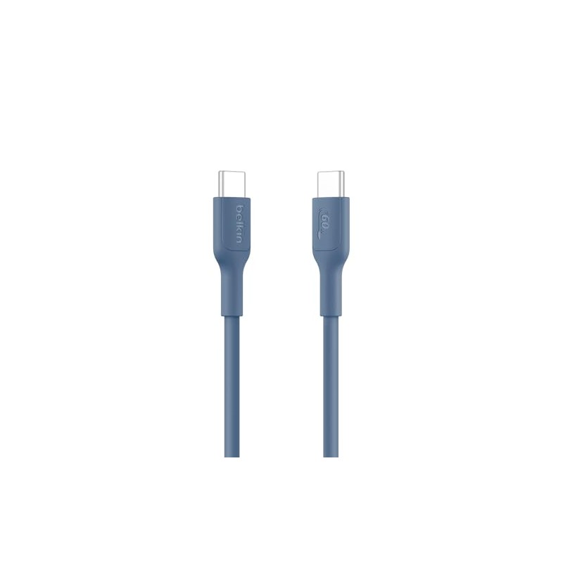 Belkin USB-C to USB-Cケーブル 60W 2.0 PCR 1M ブルー CAB023fq1MBL