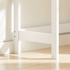 SoBuy White Small Desk with Drawers, Mini Table Computer Writing