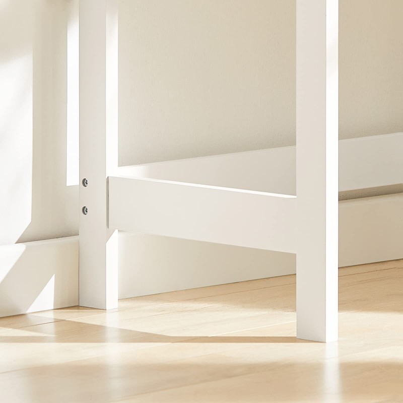 SoBuy White Small Desk with Drawers, Mini Table Computer Writing