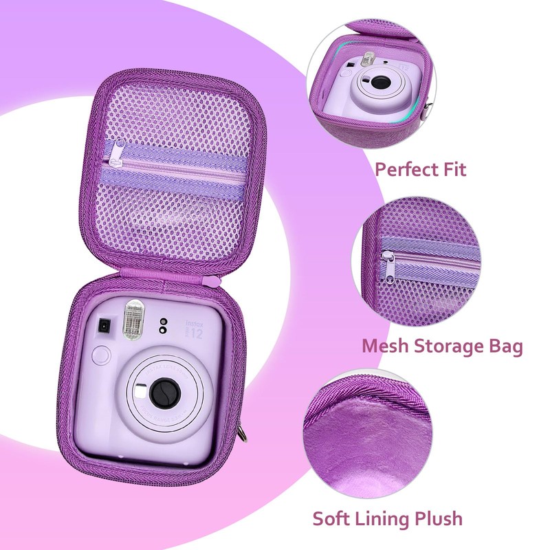 XANAD Mini 12 Tasche für Mini 12 sofortbildkamera mit verstellbarem