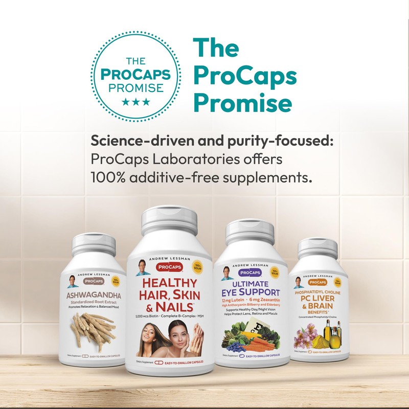 ANDREW LESSMAN Magnesium Bisglycinate – 120 Capsules - 70mg. Gentle,