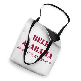 Belk Alabama Coordinates Souvenir Tote Bag