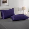 AL NOOR HOME Premium Navy Blue 4 Pack Pillowcases -