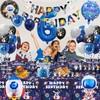 Space Party Tableware Set, 6 Years, Space Birthday Decoration, 16