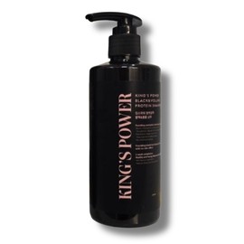King's Power Dye Shampoo Black and Volume Shampoo 300ml x 1 / 킹스파워 염색 샴푸 블랙 앤 볼륨 샴푸 300ml 1개