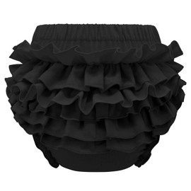 Baby Girl Bloomers Diaper Covers for Girls Black Bloomers for Baby Girls Diaper Cover Newborn Shorts Girl Infant Shorts