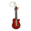 Orange Guitar Resin Christmas Tree Ornament