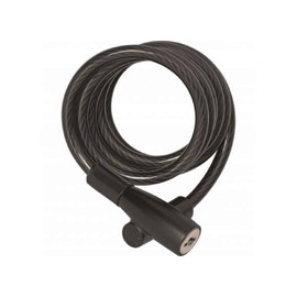 ABUS Spiral Cable Lock 3506K - 6 mm Thick Flexible Bicycle Lock - ABUS Security Level 1 - 180 cm - Black