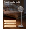 TriPole Oscillating Fan Portable Quiet Standing Fan with Remote, 12"