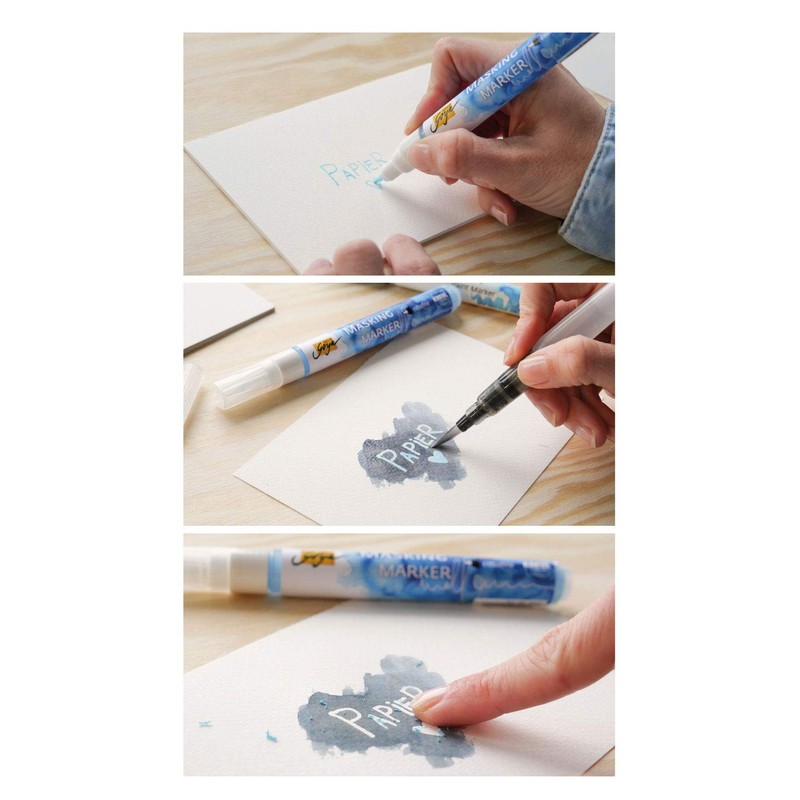 Kreul - Solo Goya masking marker, removable masking liquid in