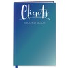 BookFactory Client Record Book/Customer Tracking Journal - 100 Pages 6''