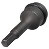 Tone 4AH-08L75 Semi-Long Hexagon Socket for Impact, 1/2 inch (12.7