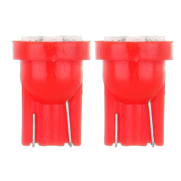SCITOO 2Pcs Red T10 168 Light Bulbs 194 175 Instrument